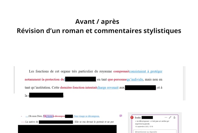 edit and proofread your french book for publication
